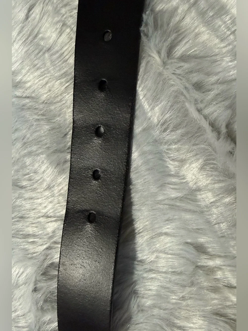 Old Navy Classic Black Leather Belt, Size 2X